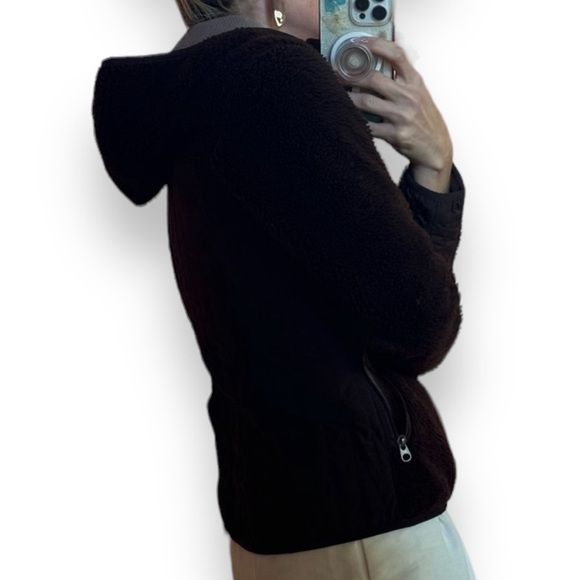 Patagonia Retro Pile fleece zip up jacket hoodie with hood and pockets womens S - Picture 2 of 14